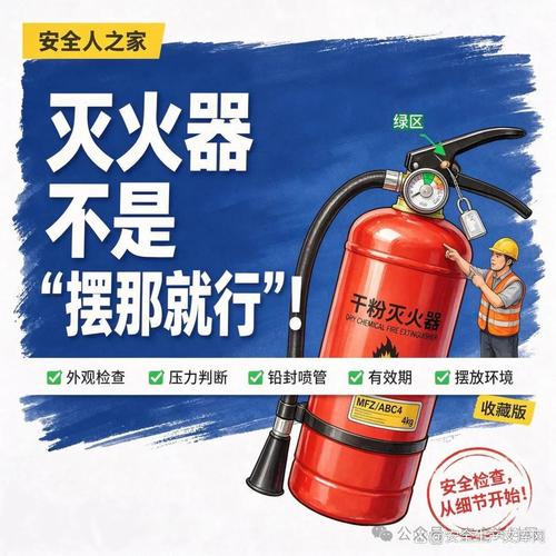 一文看懂灭火器完整检查体系:外观,压力,有效期,摆放环境等