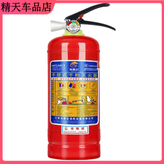4kg手提式家用干粉灭火器4公斤车载灭火器办公室车间消防灭火瓶 2kg灭